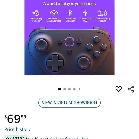 Amazon Luna Controller - Purple and Gray - Picture 2 of 4